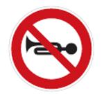 Zákaz zvukových výstražných znamení