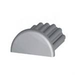 Nástěnný systém ALIAS, ukončení profilu, pochromovaný