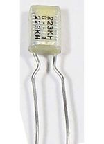 22n/50V MKT SANYO, svitkový kondenzátor radiální