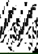 deeper Deeper Tripod trojnožka 1/4palcové min./max.výška=51 - 136 cm černá