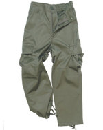 Kalhoty dětské US BDU OLIV