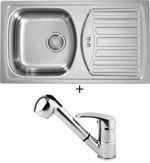 SET Alveus BASIC 150 fi 90 nerez + Alveus OAZA chrom