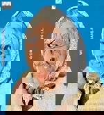 Maska čarodějnice šátek bílý