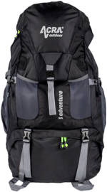ACRA Batoh turistický Adventure 50 L na horskou turistiku černý BA50