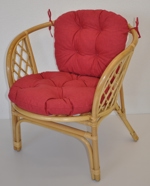 Polstr na křeslo Bahama vínový melír | RYCHLÉ DODÁNÍ