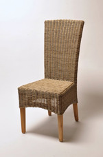 Ratanová židle LASIO vysoká slimit grey | RYCHLÉ DODÁNÍ