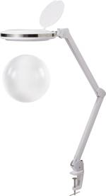 TOOLCRAFT TO-7447437 Stolní lupa s osvětlením 127 mm 3D 1.75 x 820 lm, stmívatelná vč náhradní čočky o Ø 127 mm zvětšení=1.75 x, 2.25 x 127 mm Třída