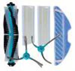 HEPA filtry a kartáče pro Symbo Laserbot 650, xBot 5, Lauben 52BB, 26BB, sada s mopem 6ks