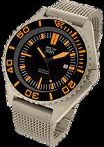 Pánské hodinky Diver – barevná kombinace matná nerez ocel / černý ciferník / ocelový řemínek