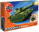 * AIRFIX Quick Build tank J6022 - Challenger Tank - zelená