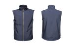 Pracovní vesta pánská, SC: M, Tmavomodrá, Softshellová tkanina, Odpuzující vodu 0