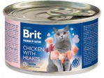 Konzerva BRIT Premium by Nature Chicken with Hearts 200g