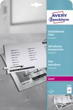 Avery-Zweckform 3482 3482 samolepicí fólie DIN A4 laserová tiskárna transparentní 25 ks