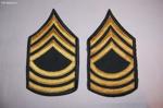 Nášivka - Hlavní Seržant • MSG Master Sergeant • Vietnam