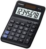 Casio MS-8F stolní kalkulačka, displej (počet míst) 8, na baterii, solární napájení, černá
