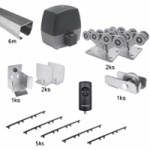 Komplet velké samonosné brány s pohonem Hormann LineaMatic P  9ks