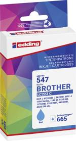 Edding Ink náhradní Brother LC-223C kompatibilní azurová EDD-547 18-547-01