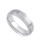 L´AMOUR prsten snubní pro ženy z chirugické oceli