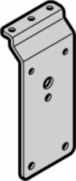 Adaptér pro držák rolny, horní, vložené dveře