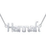 Stříbrný řetízek se jménem Hannah