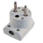 ABB Vidlice 230V 5536-2154 vidlice dvojpólová bílá