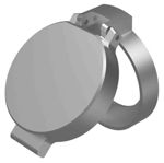 Chránič spínače, Ochranný kryt s pružinou pro volič/tlačítko, pro použití s: Pro tlačítko a volicí spínač, krátká páka