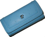 Kožené pouzdro dámské Pierre Cardin modré