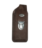 WILDSKIN kožené pouzdro hnědé