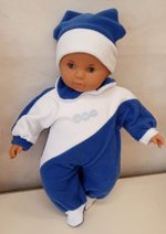 * Hamiro miminko 50 cm látkové tělo / mrkací - česká panenka, 0+