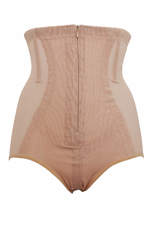 Lenča stahovací kalhotky na zip 29001 XL béžová