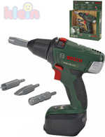 KLEIN Aku vrtačka dětská Bosch na baterie Světlo Zvuk plast