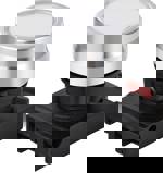 TRU COMPONENTS TC-12835232 ONPOW26BK-W tlačítko - čelní prvek tlačítko bílá 1 ks