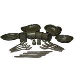 Sada campingového nádobí 26 ks ZELENÁ