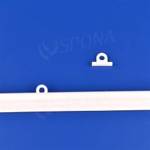 Očko k liště pro uchycení banneru, typ II, bílé