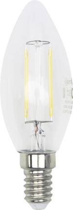 LightMe LM85264 LED Energetická třída (EEK2021) F (A - G) E14 svíčkový tvar 5 W = 40 W teplá bílá (Ø x d) 35 mm x 97 mm stmívatelná, vlákno 1 ks