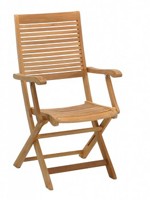 Zahradní křeslo skládací Lake Deer s područkami