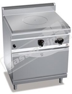 Plynový tálový sporák s plynovou troubou G7TP+FG gastro