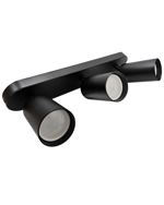 Stropní bodové světlo 3xGU10 černé QTEC Q-04AD
