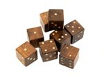 dřevěná hrací kostka