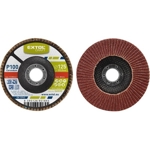 Lamelový kotouč šikmý korundový, P40, 125mm, EXTOL CRAFT Kotouč 260024