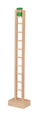 Originální dřevěná hračka - dřevěný artista - zelený