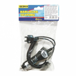 Nabíjačka telefónu 12/24V SONY ERICSSON - čierna