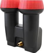 MegaSat Diavolo satelitní konvertor Single-LNB Monoblock Počet účastníků: 1 Velikost feedu: 40 mm pozlacené konektory, ochrana před vnějšími vlivy černá,