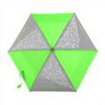 Dětský skládací deštník Step by Step s reflexními obrázky, Neon Green