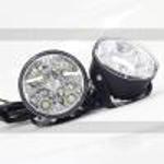 LED SMD světla denní svícení kulatá, 12V sada Ultra Bright