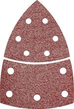 Bosch Accessories 2608607407 univerzální brusný papír na suchý zip, s otvory Zrnitost 40 (d x š) 102 mm x 62.93 mm 10 ks