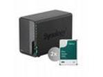 Synology DiskStation DS225+, 2-bay NAS, včetně 2ks HDD 4TB (HAT3300-4T), CPU J4125, RAM 2GB, LAN 1x 2.5Gb + 1x 1Gb