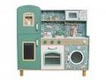 Dětská dřevěná kuchyňka se zvuky - vintage styl