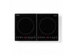 Nedis KAIP124CBK2 - Dvouplotýnkový Indukční Vařič | 3500 W | Ochrana proti přehřátí | Černá | Časovač | Dětská pojistka