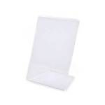 Plexi L stojánek A5, na výšku i na šířku, 148 x 210 mm